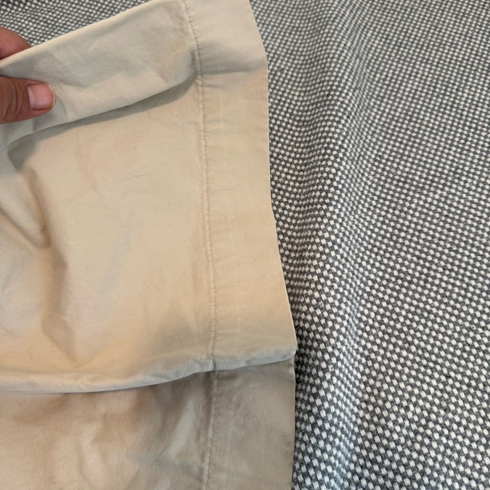 NWT American Eagle AE77 Premium Pleated Cargo Pants Khaki Women's Size 4 - Picture 8 of 13